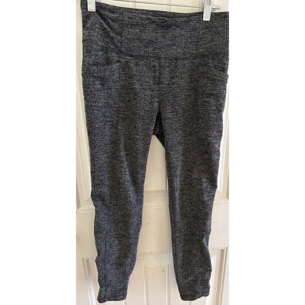 Athleta Women’s M P Petite Gray Pull-On Yoga Leggings Full Length